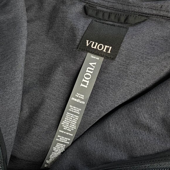 Vuori Mens Sunday Element Jacket, Athletic, Black, Gray, Moisture Wick Size M - Picture 7 of 7